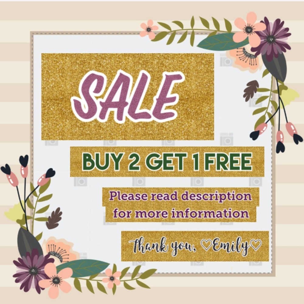 Buy 2 Get 1 Free! ♡Sale♡ SPRING SALE